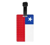 Flag Chile Luggage Labels For Suitcase Durable Identifiers Bag Labels For Easy Bag Recognition Travel Essentials