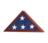 Flag Display Case Shadow Box Frame Flag Holder for 4'X6' Folded Flag, Not for a Burial Flag