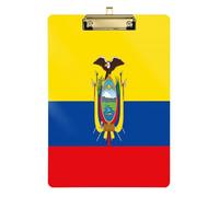 Flag Ecuador Coat Arms Accurate Storage Box Large Size Waterproof For Police Office Nurses Football Trainers Size 9x12