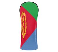 Flag Eritrea Accurate Dimensions Golf Head Cover Premium Leather Accessories with Number Tag for Driver/Fairway Wood/Hybrid