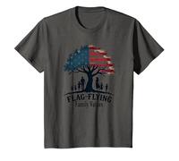 Flag Family Values T-Shirt, Youth, Asphalt Grey, 3T
