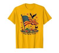 Flag Flight Festival T-Shirt, Men, Golden Yellow, Medium