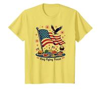 Flag Flight Festival T-Shirt, Youth, Lemon Yellow, X-Small
