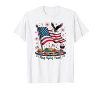 Flag Flying Feast T-Shirt, Men, White, 5XL