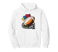 Flag Football Coach Hero Saturday Morning Fields Pullover Hoodie
