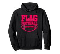 Flag Football Girl Women Pullover Hoodie