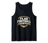 Flag Football No Pads No Mercy Slogan Player Lover Saying Tank Top