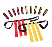 Flag Football Set - 12 Pieces Belt Flags Training Set with Adjustable Belt | Waterproof Football Equipment for Youth, Outdoor Competitions, Practice