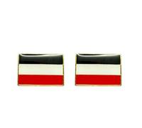 Flag German Empire, German Empire, Germany, Flag, Black/White/Red, Rectangular, Pack of 2, Large