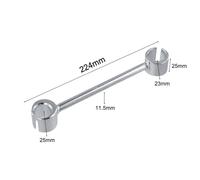 Flag Hinge Adjustment Wrench - for Precision Adjustable Gap Width Tool for 8-25 mm Flag Hinges, Heavy-Duty Steel Construction, Ergonomic Design for Fire and Security Door Alignment (19-25mm)