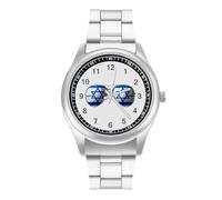 Flag Israel Glasses Unisex Watch Simple Wrist Watch Analog Quartz Watch Digital Wrist
