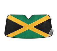 Flag Jamaica Shield for car Windshield Folding Reflective Windshield acesorios. para carros Autos