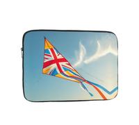 Flag Kite Patterned 10 inch Portable Laptop Bag - Perfect for Business, Travel, School, Office Shockproof Laptop Inner Pocket