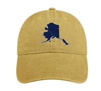 Flag Map of Alaska Cotton Baseball Caps Sun Visor Hats Trucker Cap for Men Women Outdoor Sports