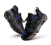 Flag Map of Alaska Men's Running Shoes | Lightweight Breathable Slip Resistant Athletic Sneakers for Walking