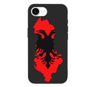 Flag Map of Albania Cute Case Compatible with iPhone 16 16 Plus 16 Pro 16 Pro Max 16 E Phone Cover