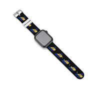 Flag Map of Barbados Silicone Smartwatch Replacement Bands Compatible with IWatch Wristbands Strap 42mm/44mm