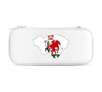 Flag Map of Cardiff Wales Protective Carrying Case for Switch Travel Cases Cover with Game Card Bag