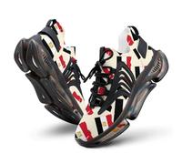 Flag Map of Egypt Men's Running Shoes Breathable Air Trainers Sports Walking Sneakers for Workout Athletic 10women/7.5men（EUR41）