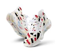Flag Map of Egypt Men's Running Shoes Breathable Air Trainers Sports Walking Sneakers for Workout Athletic 10women/7.5men（EUR41）