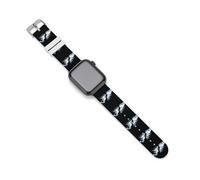 Flag Map of Falkland Islands Silicone Smartwatch Replacement Bands Compatible with IWatch Wristbands Strap 38mm/40mm