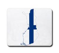 Flag Map of Finland Mouse Pad Mouse Mat Office Gifts 9.4"x7.9" Color:Finland