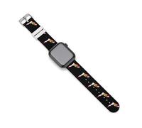 Flag Map of Florida Silicone Quick Release Watch Band Compatible with IWatch Waterproof Replacement Sport Strap for Men Women
