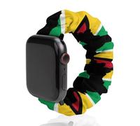 Flag Map of Guyana Watch Band Compatible with IWatch Bands Series 6 5 4 3 2 1 Elastic Replacement Wristband