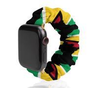 Flag Map of Guyana Watch Band Compatible with IWatch Bands Series 6 5 4 3 2 1 Elastic Replacement Wristband