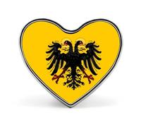 Flag Map of Holy Roman Empire Custom Brooch Pin Heart Lapel Pins Tie Suit Dress Accessories for Men Women Wedding Birthday