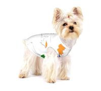 Flag Map of India print Tshirts for Small Dogs Dog's Fashion Shirt Breathable Sleeveless Shirts for Small Dogs