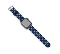 Flag Map of Montana Novelty Strap Compatible with IWatch Funny Soft Smart Watch Bands 38mm/40mm42mm/44mm