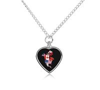 Flag Map of North America Personalized Pet Urn Necklace Keepsake Urn Pendant Cremation Jewelry Gifts for Dog Cat Lover