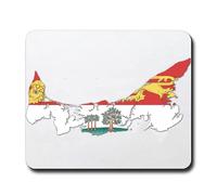 Flag Map of Prince Edward Island Mouse Pad Funny PEI Province Gifts 11.8" x 9.8" Color:Prince Edward Island