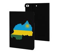 Flag Map of Rwanda Slim Tablet Cases Compatible with iPad Series Without Pencil Holder Protective Cover Compatible with ipad Mini 1/2/3/4/5 (7.9in)