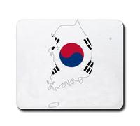 Flag Map of South Korean State Mouse Pad Mouse Mat Desk Accessories 11.8" x 9.8" Color:South Korean