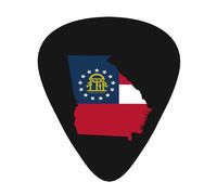 Flag Map Of State Georgia Guitar Picks Plectrums For Guitar Bass 12 Pack
