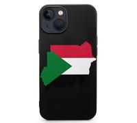 Flag Map of Sudan TPU Mobile Phone Basic Cases Compatible with iPhone 13 Mini/13/13 Pro/13 Pro Max Anti-Scratch Covers
