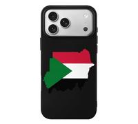 Flag Map of Sudan TPU Mobile Phone Basic Cases Compatible with iPhone 17/17 Air/17 Pro/17 Pro Max Anti-Scratch Covers