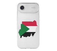 Flag Map of Sudan TPU Mobile Phone Basic Cases Compatible with iPhone 17/17 Air/17 Pro/17 Pro Max Anti-Scratch Covers