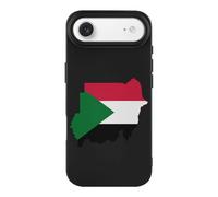 Flag Map of Sudan TPU Mobile Phone Basic Cases Compatible with iPhone 17/17 Air/17 Pro/17 Pro Max Anti-Scratch Covers