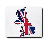 Flag Map of United Kingdom Country Mouse Pad Mouse Mat Desk Accessories 9.4"x7.9" Color:United Kingdom