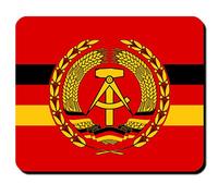 Flag National People's Army Crest NVA GDR] Emblem Tank Aeroplane German Democratic Republic Parcel - warschauer Mouse Pad Mouse Pad Computer Laptop PC # 9546