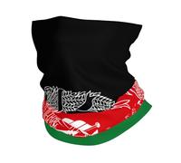 Flag of Afghanistan print Cooling Multi Use Neck Gaiter Men's and Women's Summer Face Mask for Working, Running Sports