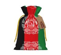 Flag Of Afghanistan Print Reusable Drawstring Pouch,Perfect For Birthdays,Anniversaries,And Parties