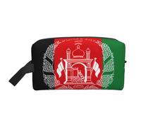 Flag of Afghanistan Print Toiletry Bag for Men Travel Toiletry Bag, Spacious Capacity Cosmetic Bag for Women