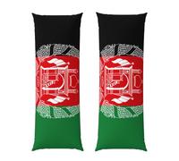 Flag Of Afghanistan Print Ultra Soft Microfiber Pillowcases, Breathable Long Pillow Case, Envelope Closure 20x60inch