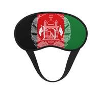Flag of Afghanistan Print Unisex Blackout Sleep Mask Comfortable Eye Mask for Travel Meditation Sleep Travel