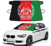 Flag Of Afghanistan Print Windshield Cover, Durable 600d Oxford Waterproof Winter Windshield Protector