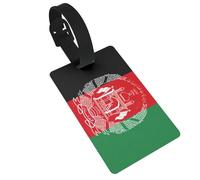 Flag of Afghanistan Printed Backpack ID Labels Versatile Suitcase Tags for Golf Bags and Musical Instrument